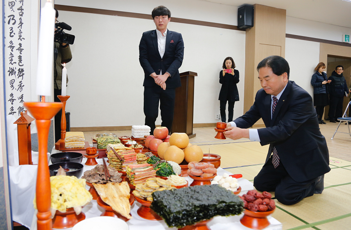 대전 대덕구, 북한이탈주민 설 명절 차례상!