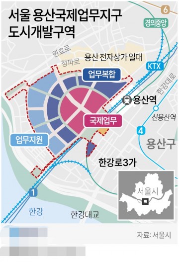 서울 용산국제업무지구 도시개발구역[그래픽] 