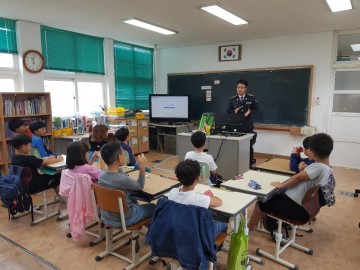 여수경찰서, 도서 지역 ‘맞춤형 학교폭력 특별 예방교육’ 실시