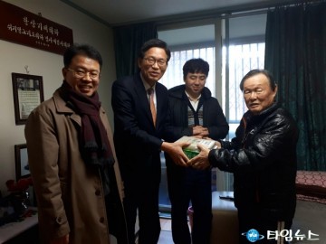 LG이노텍 청주공장,  저소득 국가유공자 보훈가족 1:1결연가구 방문