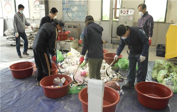 대전시, 배출 폐기물 내 재활용품 반입실태 특별검사