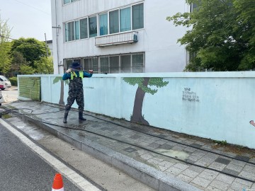협동조합 문화곳간, 노후화된 벽화 재정비 봉사활동으로 재능나눔