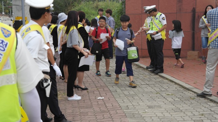 상당署, 어린이 교통사고예방 교통안전캠페인