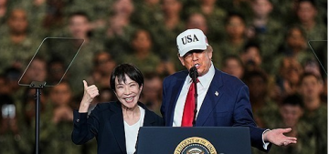 다카이치, 100조 원 ‘돈 보따리’로 트럼프 달래기… 함정 파병은 ‘선 긋기’