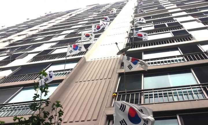 북구, 구포3동 태평양그린아파트! 태극기 휘날리며~~