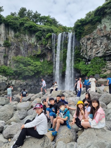상주시 공검초,  3년만의 제주도 수학여행 