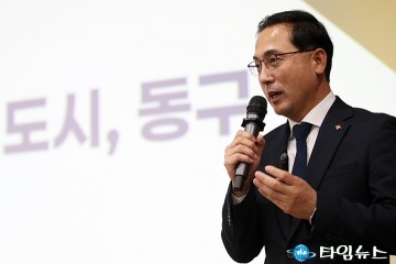 주민들과 소통하는 박희조 동구청장