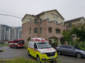 광양소방서 중마119, 해맑은어린이집에 대한 현지적응훈련