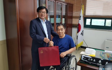충북남부보훈지청, 호국보훈의 달 계기 보훈가족 위문