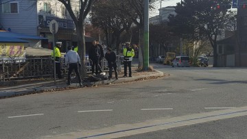 청주 상당서 교통사망사고 현장  유관기관 합동 대책회의 